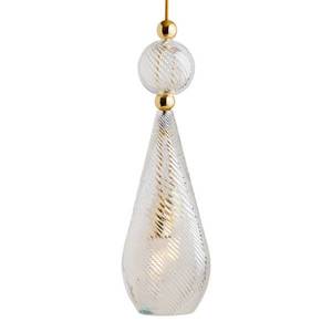 EBB & FLOW EBB & FLOW Smykke L gold crystal swirl obraz