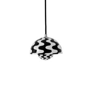 &Tradition &Tradiční závěsné svítidlo Flowerpot VP10, Ø 16 cm, černá/bílá obraz