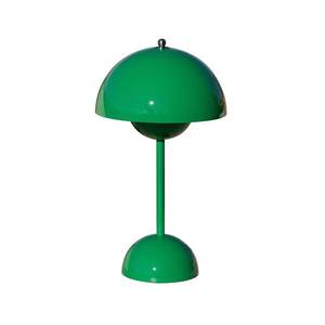 &Tradition &Tradiční LED dobíjecí stolní lampa Flowerpot VP9, signální zelená obraz