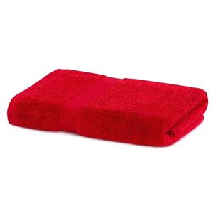 Bavlněný ručník DecoKing Mila 70x140 cm červený, velikost 70x140 obraz