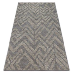 Dywany Lusczow Kusový koberec SOFT ETNO hnědý, velikost 140x190 obraz