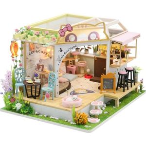 2Kids Toys Miniatura domečku kočičí kavárny se zahrádkou CATCOFFEE vícebarevná obraz