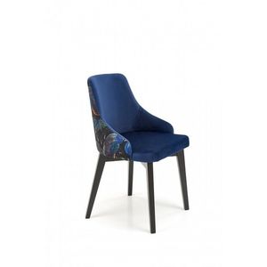 HALMAR Židle ENDO 57 cm modrá/vícebarevná obraz