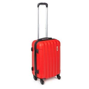 Pretty UP Cestovní skořepinový kufr ABS25 malý, 50 x 35 x 23 cm, červená obraz