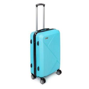 Pretty UP Cestovní skořepinový kufr ABS25 střední, 59 x 41 x 26 cm, světle modrá obraz