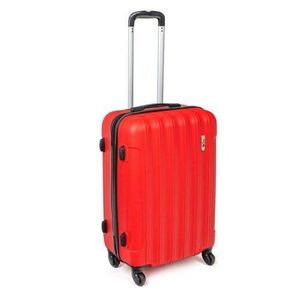 Pretty UP Cestovní skořepinový kufr ABS25 střední, 59 x 41 x 26 cm, červená obraz