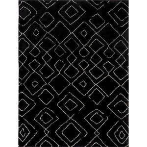 Černý pratelný koberec 120x170 cm Imran – Flair Rugs obraz
