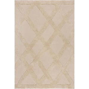 Béžový bavlněný koberec 160x230 cm Tessa Diamond – Flair Rugs obraz