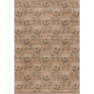 Ručně tkaný koberec s příměsí juty v přírodní barvě 80x150 cm Arriana – Flair Rugs obraz