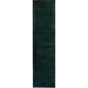 Tmavě zelený běhoun z recyklovaných vláken 60x230 cm Sheen – Flair Rugs obraz