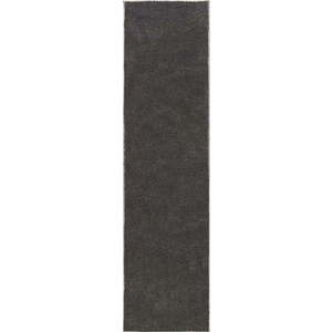 Tmavě šedý běhoun z recyklovaných vláken 60x230 cm Sheen – Flair Rugs obraz