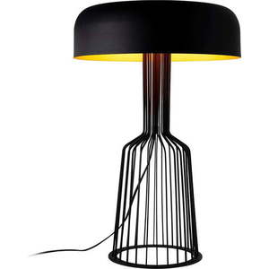 Černá stolní lampa s kovovým stínidlem (výška 57 cm) Fellini – Opviq lights obraz