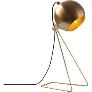 Stolní lampa v měděné barvě s kovovým stínidlem (výška 45 cm) Mixed – Opviq lights obraz