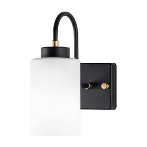 Černobílé nástěnné svítidlo ø 10 cm Duzsuz – Opviq lights obraz