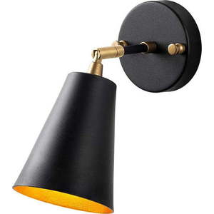 Nástěnné svítidlo v černé a zlaté barvě ø 10 cm Evander – Opviq lights obraz