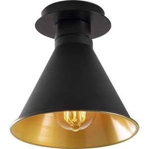 Stropní svítidlo v černé a zlaté barvě s kovovým stínidlem ø 20 cm Berceste – Opviq lights obraz