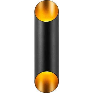 Nástěnné svítidlo v černé a zlaté barvě ø 8 cm Cut – Opviq lights obraz