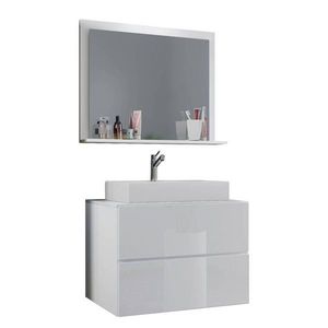 Koupelna Pro Hosty 3 Dílná Bílá obraz