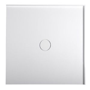 POLYSAN MIRAI sprchová vanička z litého mramoru, čtverec 90x90x1, 8cm, bílá 73165 obraz