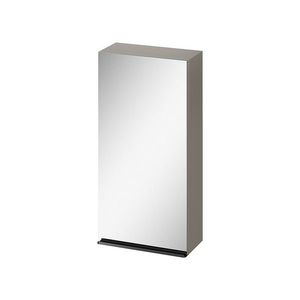 CERSANIT Zrcadlová skříňka VIRGO 40 šedý dub s černými úchyty S522-012 obraz