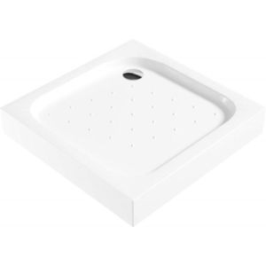 DEANTE Funkia bílá Akrylátová sprchová vanička, čtvercová, 80x80 cm KTC_042B obraz