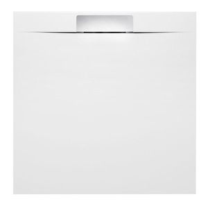 POLYSAN KAZUKO sprchová vanička z litého mramoru, čtverec, 90x90cm, bílá 40332 obraz