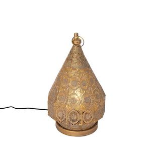 Orientální stolní lampa zlatá 26 cm - Mauglí obraz