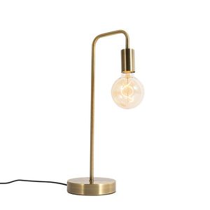 Moderní stolní lampa bronzová - Facil obraz