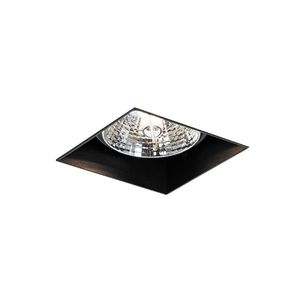 Moderní vestavné bodové svítidlo černé GU10 AR70 bez ozdobné lišty - Oneon obraz
