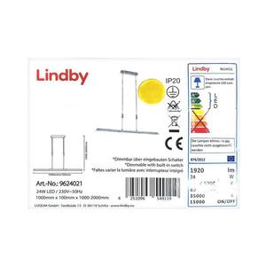 Lindby Lindby - LED Stmívatelný lustr na lanku SLADJA LED/24W/230V obraz