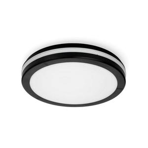 LED Koupelnové stropní svítidlo LED/18W/230V IP65 pr. 30 cm černá obraz