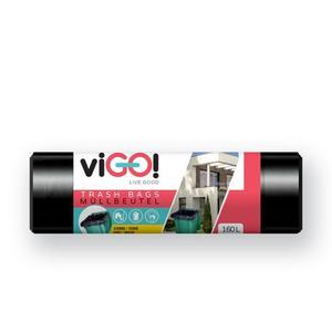 ViGO pytle na odpad, 28 µ, 90 × 110 cm, 160 l, 10 ks obraz