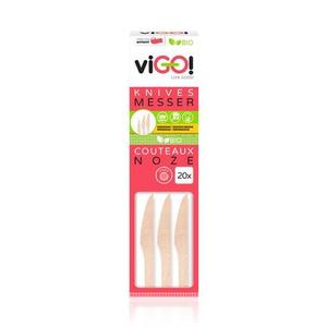VIGO Dřevěný jídelní nůž VIGO! 20ks obraz