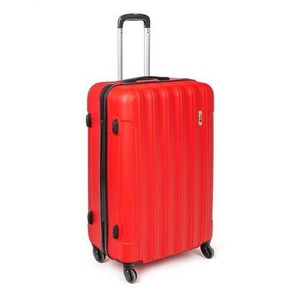Pretty UP Cestovní skořepinový kufr ABS25 velký, 68 x 47 x 29, červená obraz