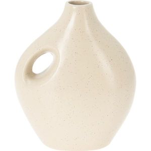 Porcelánová váza Rhonda krémová, 16 x 20 x 8, 5 cm obraz