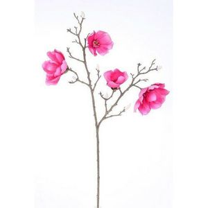 Umělá květina Magnolie růžová, 86 cm obraz