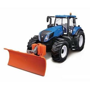 Maisto Tech RC, New Holland tractor s radlicí, 2, 4 Ghz, modrá obraz