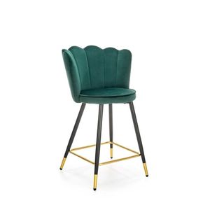 Barová židle CLEMENCEAU, tmavě zelená obraz