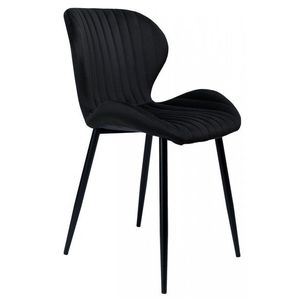 TZB Designová židle Dallas samet černá obraz