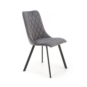 HALMAR Designová židle K450 šedá obraz