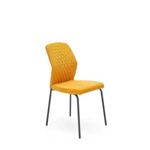 HALMAR Jídelní židle K461 hořčicově žlutá obraz
