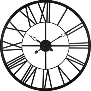 DekorStyle Nástěnné hodiny Luke 96 cm černé obraz