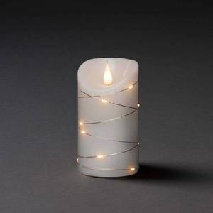 Konstsmide Christmas LED vosková svíčka bílá Barva světla teplá bílá 13, 5 cm obraz