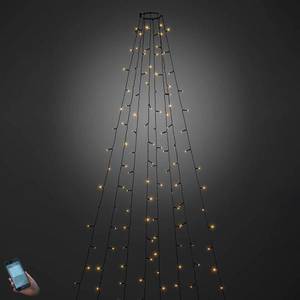 Konstsmide Christmas Venkovní LED plášť na stromek ovládaný aplikací 400-flg. obraz