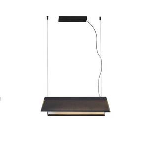 FARO BARCELONA Ludovico Povrchové závěsné svítidlo LED, 60 cm, černé obraz