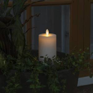 Konstsmide Christmas LED svíčka IP44 krémově bílá hladká Výška 18 cm obraz