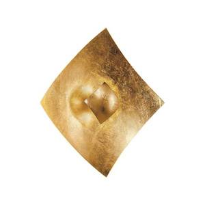 Kögl Nástěnné svítidlo Quadrangolo s plátkovým zlatem, 18 x 18 cm obraz
