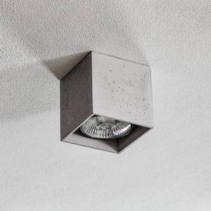 SOLLUX LIGHTING Stropní svítidlo Ara jako betonová kostka 14 cm x 14 cm obraz