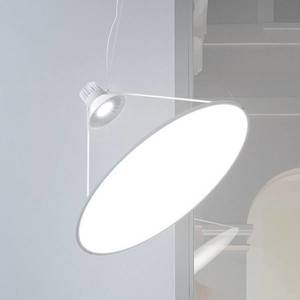 Luceplan Luceplan Amisol LED závěsné svítidlo Ø 75cm opál bílá obraz