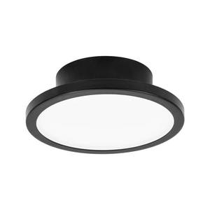LIGHTME LIGHTME LED stropní svítidlo Aqua Ø 14, 7 cm černé obraz
